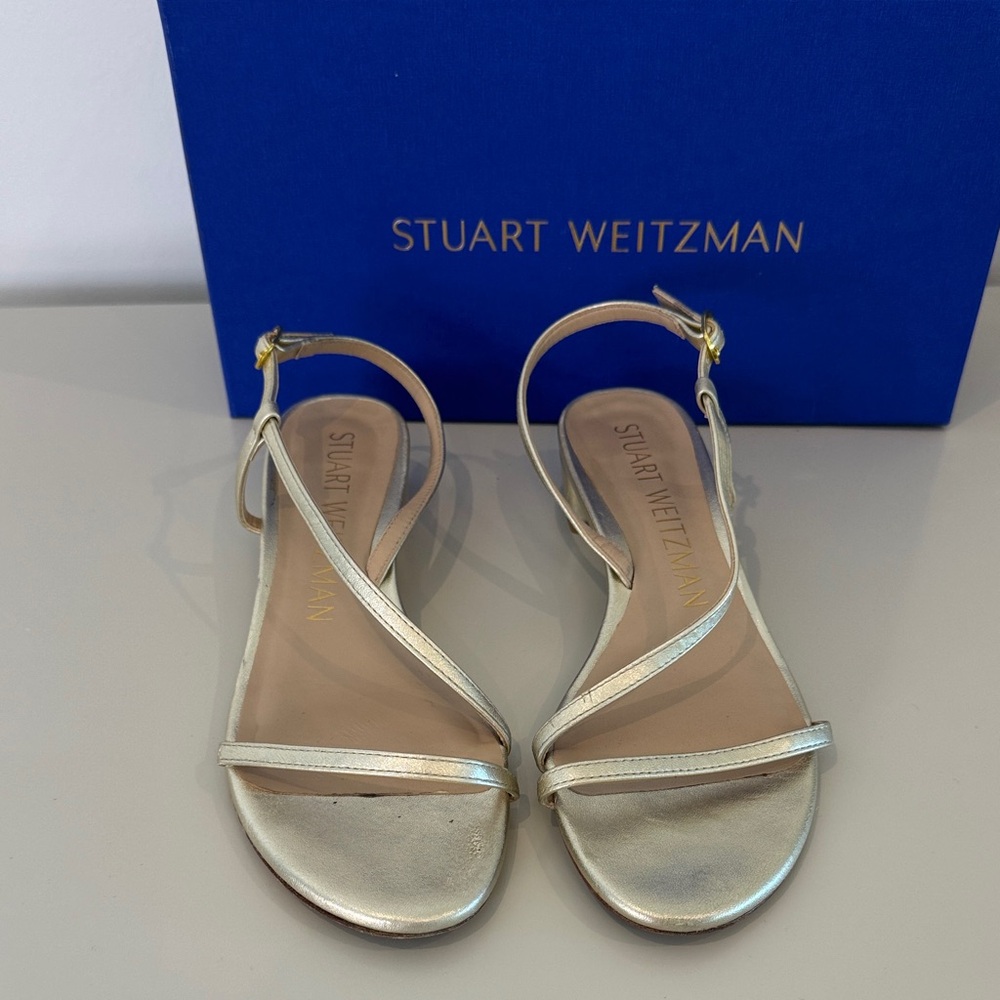Stuart Weitzman Women's Metallic Sandals